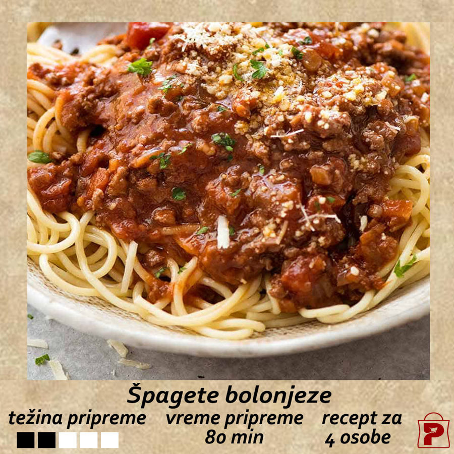 Kuvajte sa nama - Špagete bolonjeze